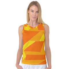 Pattern Abstract Triangle Simple Women s Basketball Tank Top by Bedest