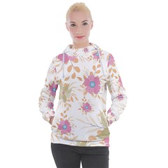 Flowers Blossom Spring Garden Women s Hooded Pullover