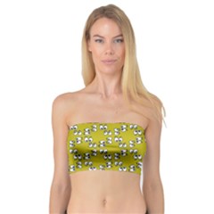 Eyes Pattern Bandeau Top