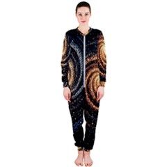 Galaxy Background Star Onepiece Jumpsuit (ladies)