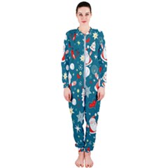 Christmas, Decorative, Desenho, Pattern Onepiece Jumpsuit (ladies)