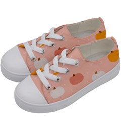 Pumpkin Pattern Halloween 20240926 160345 0000 Kids  Low Top Canvas Sneakers by Safari