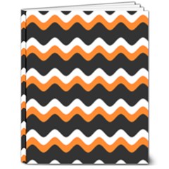 Halloween Wavy 20240926 161241 0000 8  X 10  Hardcover Notebook by Safari