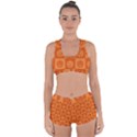 Seamless Halloween Pattern With Smiling Pumpkin 20240926 161520 0000 Racerback Boyleg Bikini Set View1