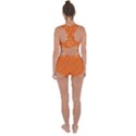 Seamless Halloween Pattern With Smiling Pumpkin 20240926 161520 0000 Racerback Boyleg Bikini Set View2