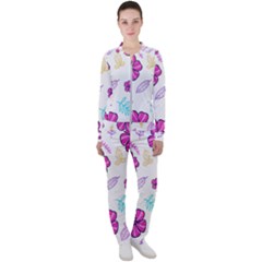 Flowers Leaves Pattern Art Bloom Casual Jacket And Pants Set by Grandong