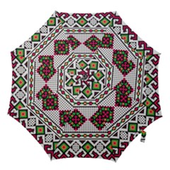 Ukrainian Folk Seamless Pattern Ethnic Ornament Border Element Traditional Hook Handle Umbrellas (large)