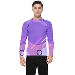 Colorful Labstract Wallpaper Theme Men s Long Sleeve Rash Guard by Apen