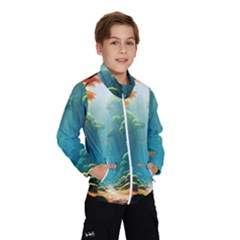 Autumn Trees Nature Kids  Windbreaker