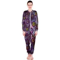 Abstract Molecular Space Art Onepiece Jumpsuit (ladies)