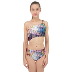 Cosmic Owls Pattern Spliced Up Two Piece Swimsuit by ExtraGoodSauce