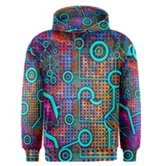 Abstract Tech Galaxy Design Men s Core Hoodie