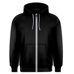 A Black And White Photo Of A Clock Tower Men s Zipper Hoodie