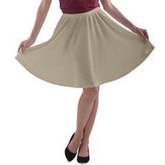 A Man In A Suit And Tie Standing In Front Of A Wall A-line Skater Skirt by catchydesignhill