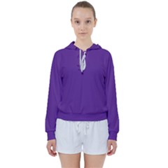 A Purple Background With A White Border Women s Tie Up Sweat by catchydesignhill