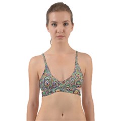 Surreal Abstract Early Ai Art Wrap Around Bikini Top by ExtraAwesomeSauce