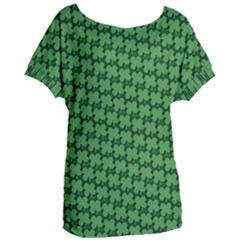 St  Patrick s Day Clovers Women s Oversized T-shirt by ExtraAwesomeSauce