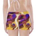 Vibrant Forked-Tongue Snake Art Boyleg Bikini Wrap Bottoms View2