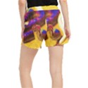 Vibrant Forked-Tongue Snake Art Women s Runner Shorts View2