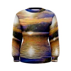 Serene Sunset Over Water Women s Sweatshirt by ExtraAwesomeSauce