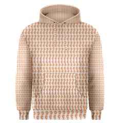 An Orange And White Pattern On A White Background Men s Core Hoodie