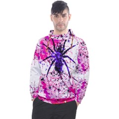 Deep Pink Spide Ink Halloween Unisex Pullover Hoodie by CoolDesigns