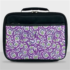 Funny Bacterias Drawing Motif Random Pattern Lunch Bag by dflcprintsclothing