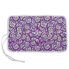 Funny Bacterias Drawing Motif Random Pattern Pen Storage Case (s) by dflcprintsclothing