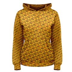 Pixel Art Mushroom Pattern Women s Pullover Hoodie by ExtraAwesomeSauce