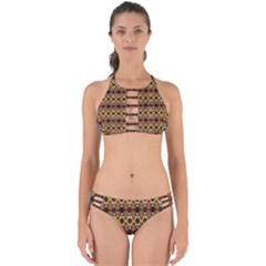 Colorful Geometric Pattern Design Perfectly Cut Out Bikini Set by ExtraAwesomeSauce