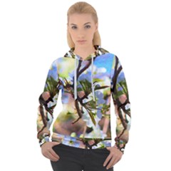 Springtime Pear Tree Blossoms Women s Overhead Hoodie by ExtraAwesomeSauce