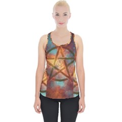 Enchanted Nebula Pentagram Art Piece Up Tank Top by ExtraAwesomeSauce