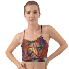 Enchanted Nebula Pentagram Art Mini Tank Bikini Top by ExtraGoodSauce