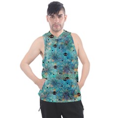 Cute Spiders Pattern, Adoxali, Halloween Men s Sleeveless Hoodie by kyorashop23