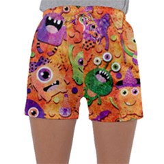 Halloween Monsters Sleepwear Shorts by kyorashop23