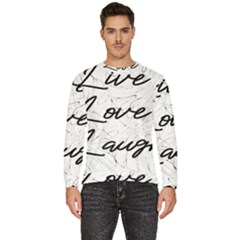 Live Love Laugh Monsteras Men s Fleece Sweatshirt