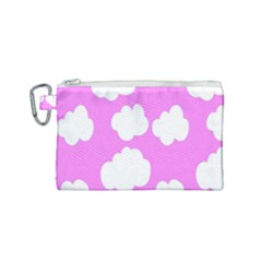 Purple Clouds Canvas Cosmetic Bag (small) by ConteMonfrey