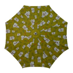 Super Lucky Cat Golf Umbrellas by GeekLover