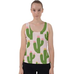 Cuctus  Velvet Tank Top