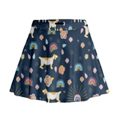 Dogs Mini Flare Skirt