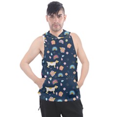 Dogs Men s Sleeveless Hoodie