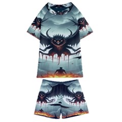 Halloween Goodie Kids  Swim T-shirt And Shorts Set