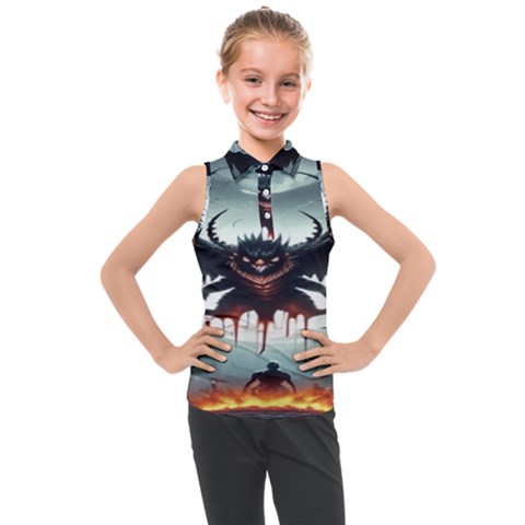 Halloween Goodie Kids  Sleeveless Polo T-shirt by favoritechios