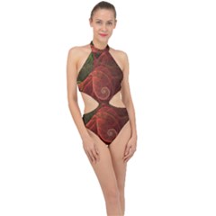 Falupadupe Halter Side Cut Swimsuit