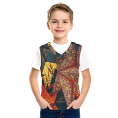 Stars Lanterns Lighting Kids  Basketball Tank Top by Apenda