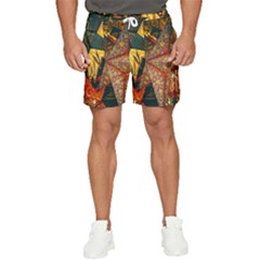 Stars Lanterns Lighting Men s Runner Shorts by Apenda