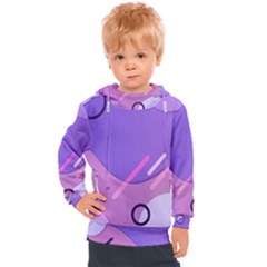 Colorful Labstract Wallpaper Theme Kids  Hooded Pullover