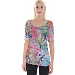 Flow Wide Neckline T-shirt