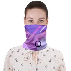 Colorful Labstract Wallpaper Theme Face Covering Bandana (adult)