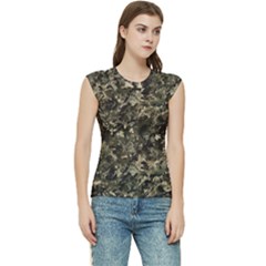 Camouflage Army Survival Uniform Women s Raglan Cap Sleeve T-shirt by Posterlux